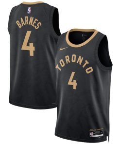 Scottie Barnes Toronto Raptors Nike Unisex 2022/23 Swingman Jersey - City Edition - Black