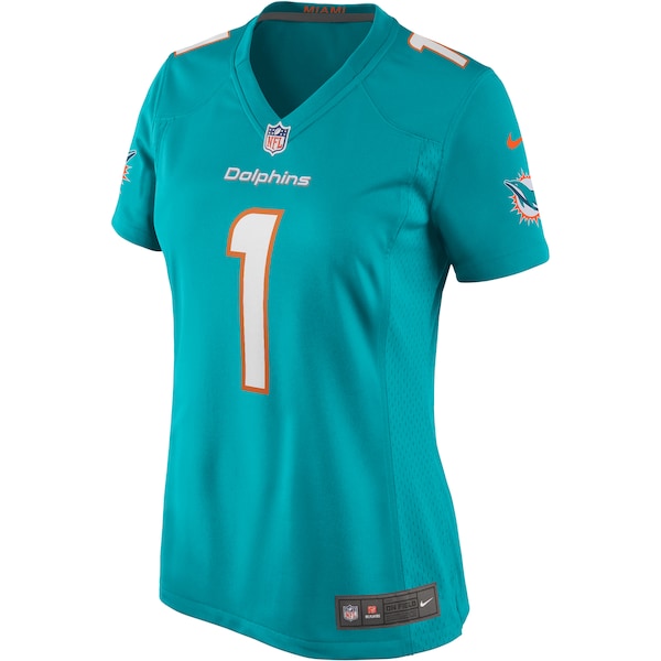 Tua Tagovailoa Miami Dolphins Nike Women's Game Jersey - Aqua/White - Image 3