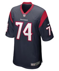 Alternative view of Josh Jones Houston Texans Nike Team Game Jersey -  Navy