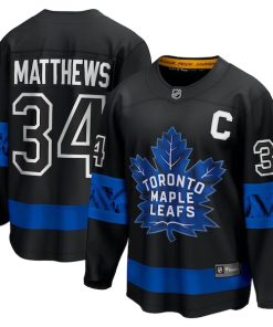 Auston Matthews Toronto Maple Leafs  C Premier Breakaway Player Jersey - Black/White