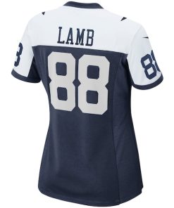 Alternative view of CeeDee Lamb Dallas Cowboys Nike Women's Alternate Game Team Jersey - Navy