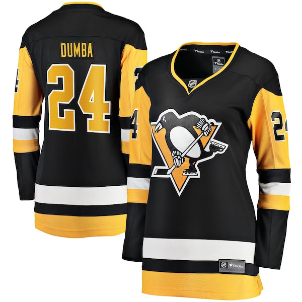 Matt Dumba Pittsburgh Penguins Women's Home Breakaway Jersey - Black