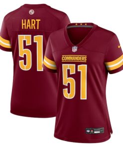 Bobby Hart Washington Commanders Nike Women's  Game Jersey -  Burgundy