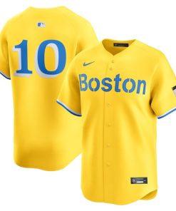 Trevor Story Boston Red Sox Nike City Connect Limited Player Jersey - Gold