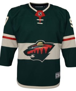 Alternative view of Kirill Kaprizov Minnesota Wild Youth Home Premier Player Jersey - Green