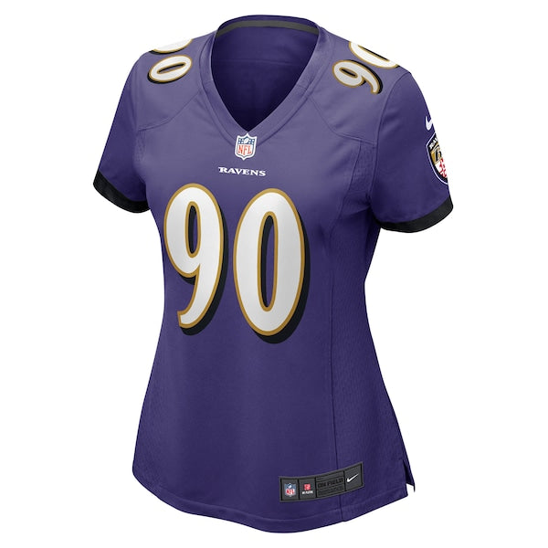 David Ojabo Baltimore Ravens Nike Women's Game Player Jersey - Purple - Image 2