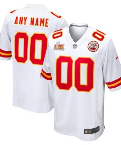 Kansas City Chiefs Nike Super Bowl LIX Custom Game Jersey - White