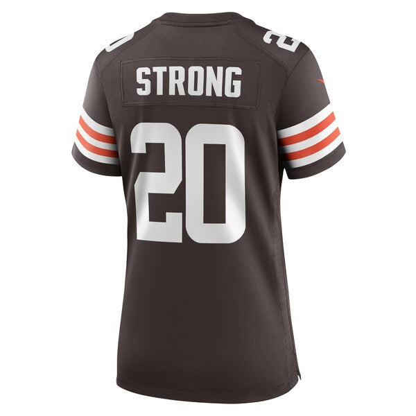 Pierre Strong Jr. Cleveland Browns Nike Women's Team Game Jersey - Brown - Image 3