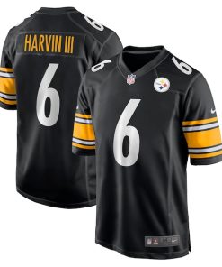 Pressley Harvin III Pittsburgh Steelers Nike Game Jersey - Black