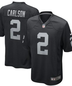 Daniel Carlson Las Vegas Raiders Nike Game Player Jersey - Black