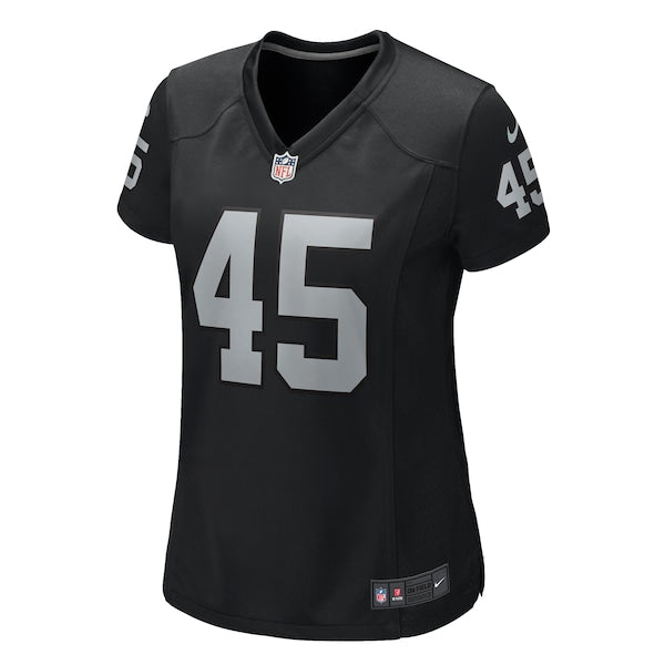 Tommy Eichenberg Las Vegas Raiders Nike Women's Game Jersey - Black - Image 3