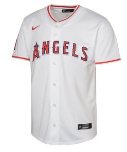 Alternative view of Los Angeles Angels Nike Youth Home Limited Baseball Jersey - White