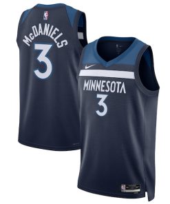 Jaden McDaniels Minnesota Timberwolves Nike Unisex Swingman Player Jersey - Icon Edition - Navy
