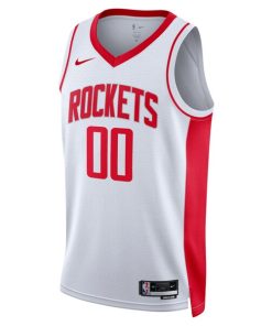 Alternative view of Houston Rockets Nike Unisex Swingman Custom Jersey White - Association Edition