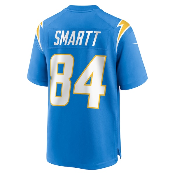 Stone Smartt Los Angeles Chargers Nike Team Game Jersey - Powder Blue - Image 3