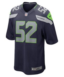 Alternative view of Darrell Taylor Seattle Seahawks Nike Game Jersey - College Navy
