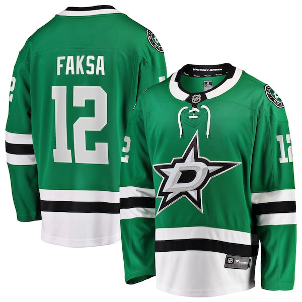 Radek Faksa Dallas Stars Home Breakaway Jersey - Kelly Green