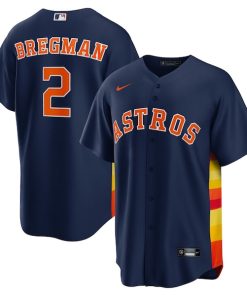 Alex Bregman Houston Astros Nike Alternate Replica Player Name Jersey - Navy