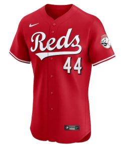 Alternative view of Elly De La Cruz Cincinnati Reds Nike Alternate Elite Jersey - Red