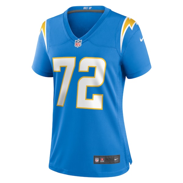 Jerrod Clark Los Angeles Chargers Nike Women's Team Game Jersey - Powder Blue - Image 2