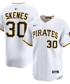 Paul Skenes Pittsburgh Pirates Nike Home Limited Player Jersey - White