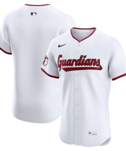 Cleveland Guardians Nike Home Elite Jersey - White