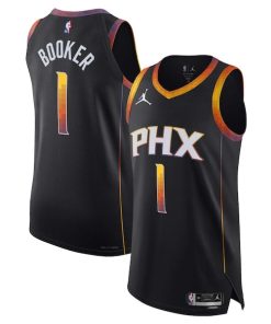 Devin Booker Phoenix Suns Jordan Brand Authentic Player Jersey - Statement Edition - Black