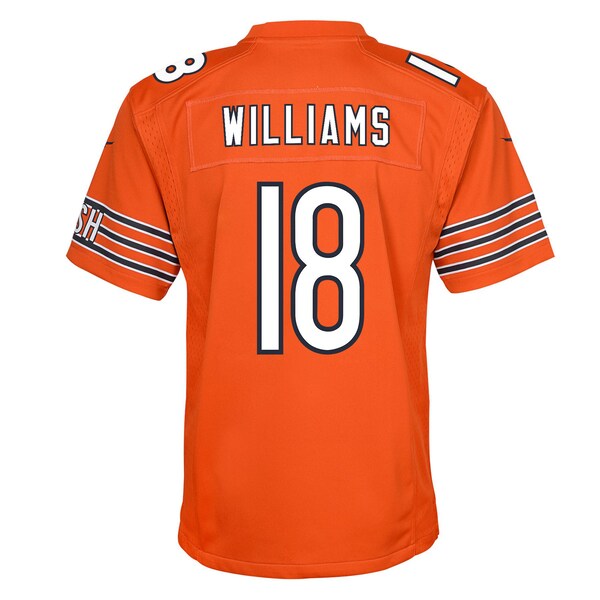 Caleb Williams Chicago Bears Nike Youth Alternate Game Jersey - Orange - Image 3