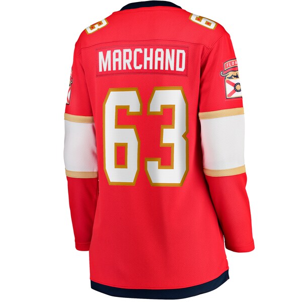 Brad Marchand Florida Panthers Women's Home Breakaway Player Jersey - Red - Image 3