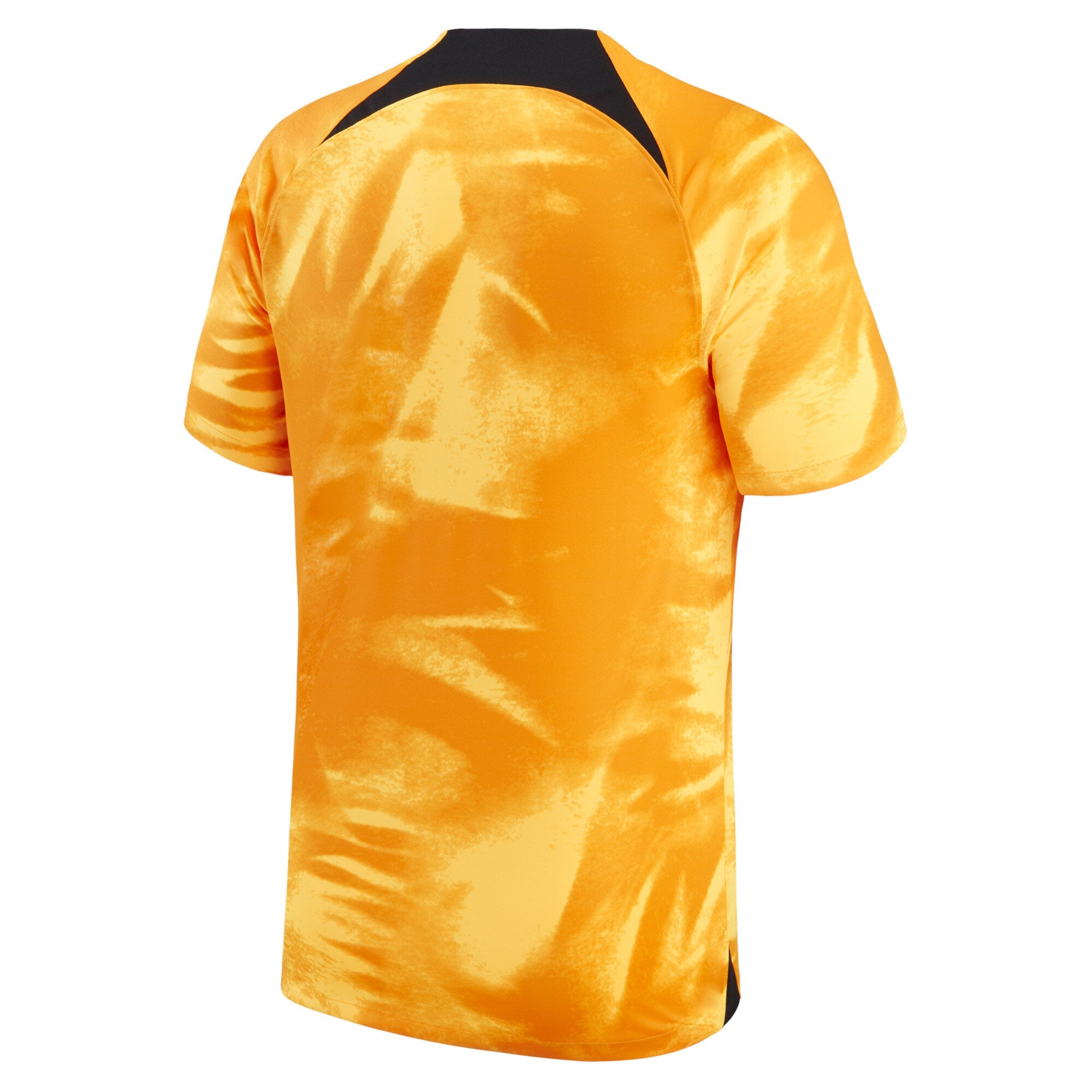 Custom Netherlands National Team Nike 2022/23 Home Authentic Blank Jersey - Orange - Image 3