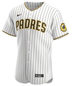 Alternative view of Fernando Tat¨ªs Jr. San Diego Padres Nike Home Authentic Player Jersey - White/Brown