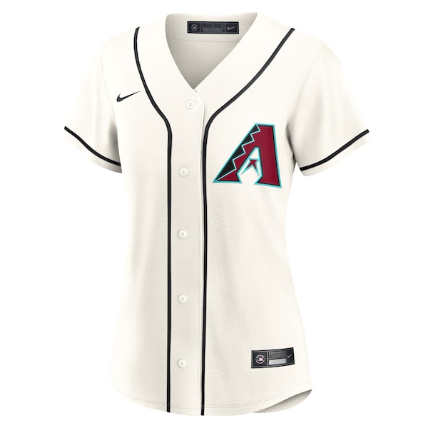 Arizona Diamondbacks Nike Women's Home Custom Replica 2.0 Jersey - Cream - Image 2