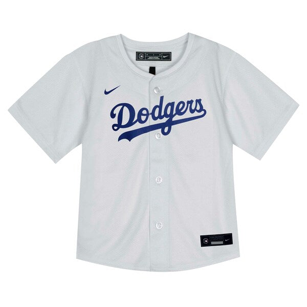 Los Angeles Dodgers Nike Toddler Home Game Jersey - White - Image 2