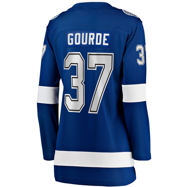 Yanni Gourde Tampa Bay Lightning Women's Home Breakaway Player Jersey - Blue - Image 3