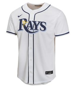 Alternative view of Tampa Bay Rays Nike Youth Home Limited Jersey - White