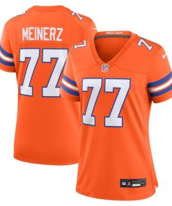 Quinn Meinerz Denver Broncos Nike Women's Mile High Collection 1977 Throwback Player Game Jersey - Orange