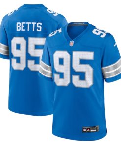 Mathieu Betts Detroit Lions Nike Game Jersey -  Blue