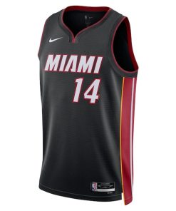 Alternative view of Tyler Herro Miami Heat Nike Unisex Swingman Jersey - Icon Edition - Black