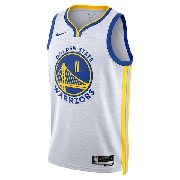 Klay Thompson Golden State Warriors Nike Unisex Swingman Jersey - Association Edition - White/Royal - Image 3