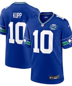 Cooper Kupp Seattle Seahawks Nike Alternate 50th Season Game Jersey - Royal/College Navy/White