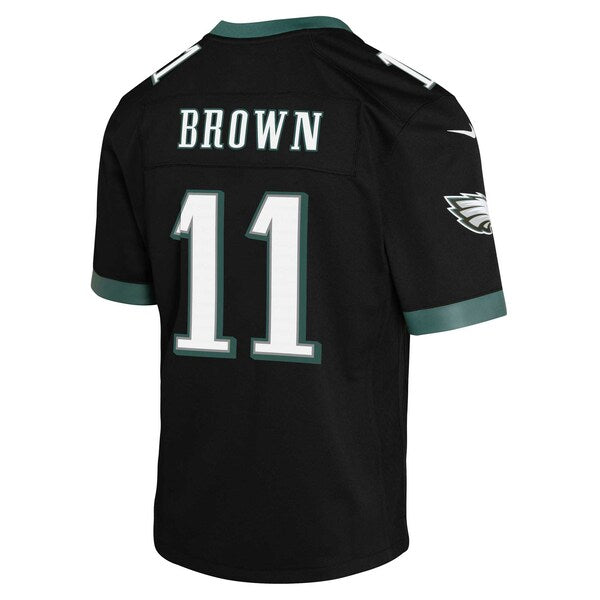 A.J. Brown Philadelphia Eagles Nike Youth Game Jersey - Black - Image 3