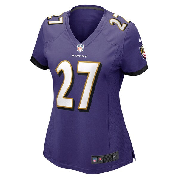 J.K. Dobbins Baltimore Ravens Nike Women's Game Jersey - Purple - Image 2
