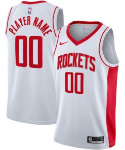 Houston Rockets Nike 2020/21 Swingman Custom Jersey - Association Edition - White