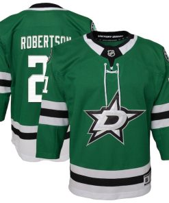 Jason Robertson Dallas Stars Youth Home Premier Player Jersey - Kelly Green