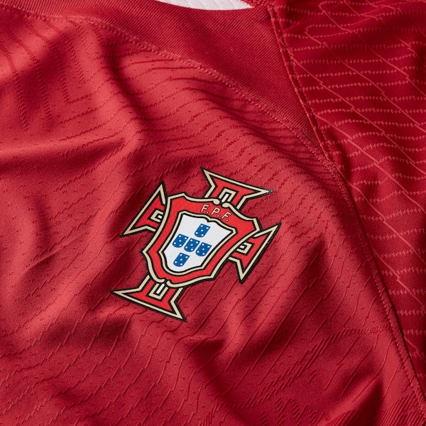 Cristiano Ronaldo Portugal National Team Nike 2022/23 Home Vapor Match Jersey - Red - Image 2