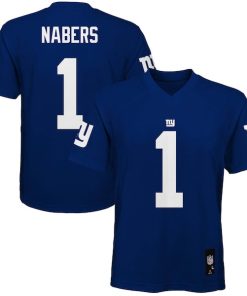 Malik Nabers New York Giants Youth Replica Player Jersey - Royal