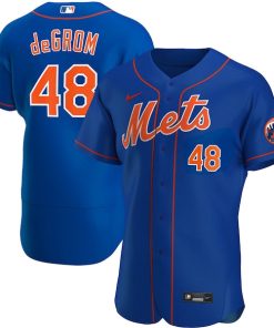 Jacob deGrom New York Mets Nike Alternate Authentic Player Jersey - Royal/White