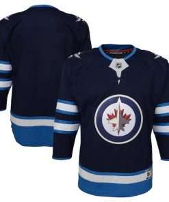 Winnipeg Jets Youth Home Premier Jersey - Navy