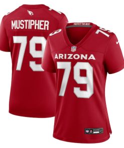 PJ Mustipher Arizona Cardinals Nike Women's Team Game Jersey -  Cardinal