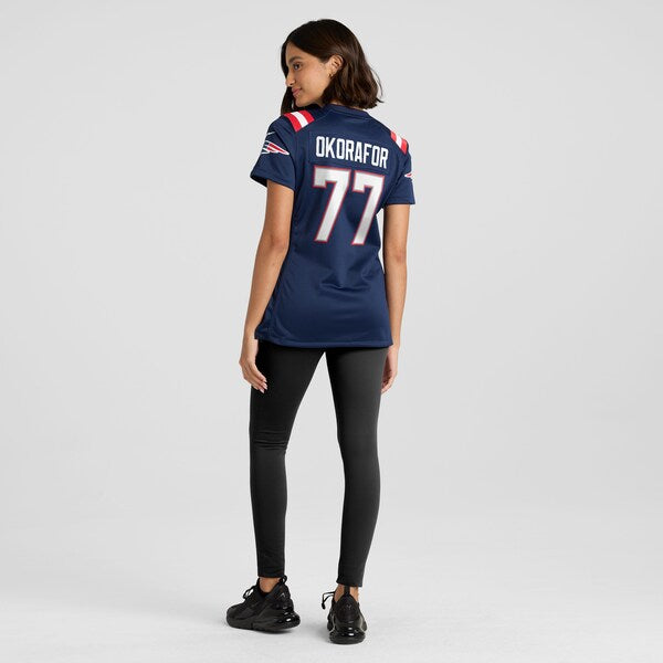 Chukwuma Okorafor New England Patriots Nike Women's Game Jersey - Navy - Image 10